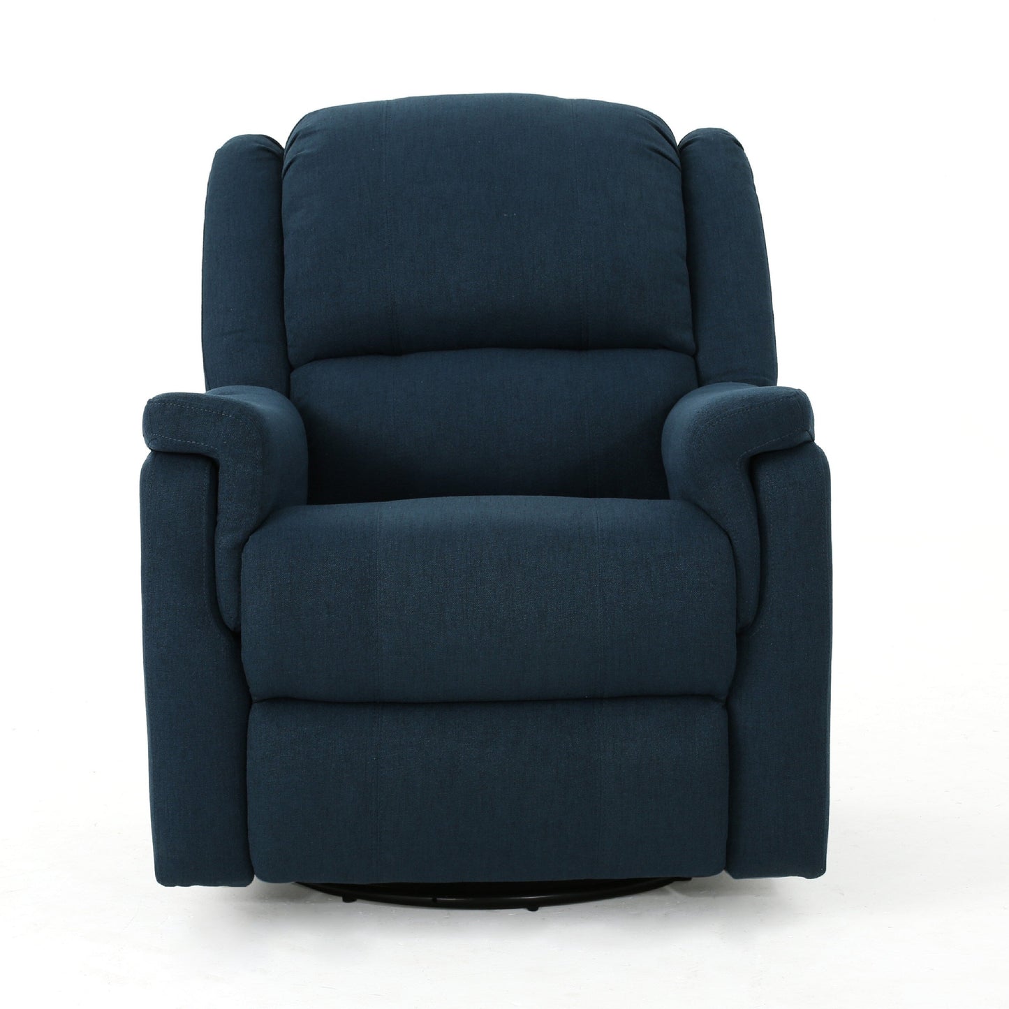 Poltrona reclinabile girevole Doi Manual Glider, tessuto blu navy