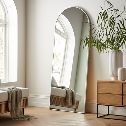 Specchio da terra e da parete a figura intera ad arco Dovelina