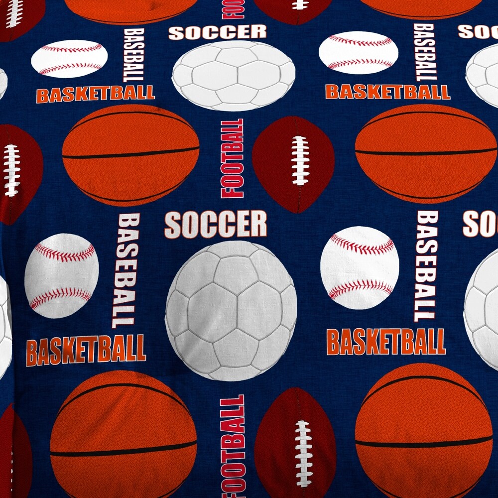 Dream Factory All Sports - Set letto 7 pezzi in una borsa con set di lenzuola