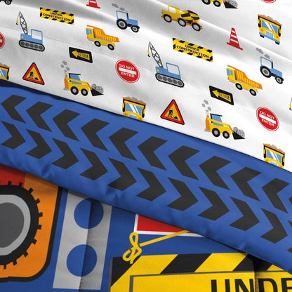 Letto in microfibra Dream Factory Under Construction in a Bag