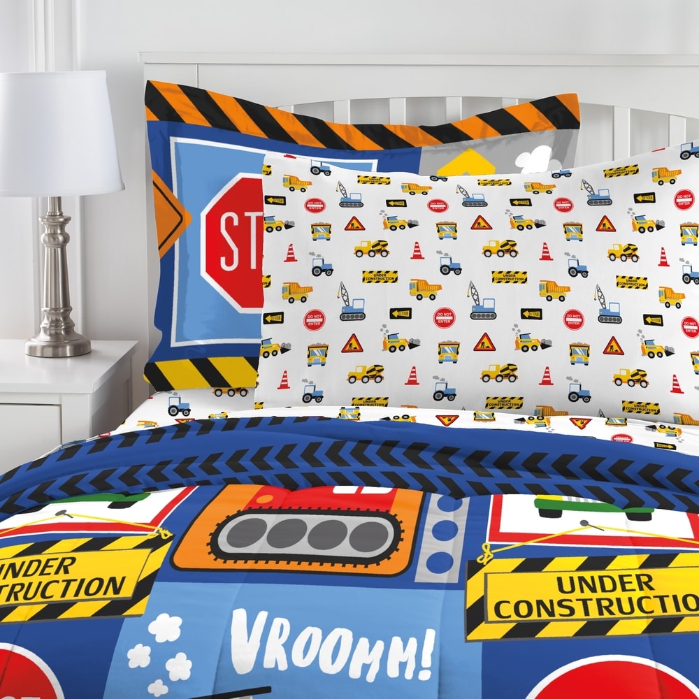 Letto in microfibra Dream Factory Under Construction in a Bag