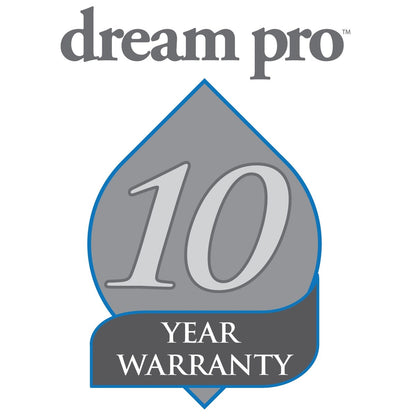 Materasso in memory foam Dream Pro Restore Lunair da 10 pollici King-size in gel - Bianco