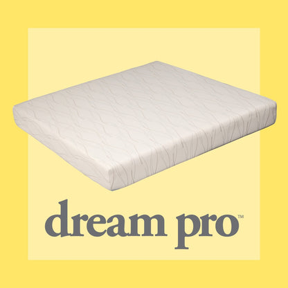 Materasso in memory foam Dream Pro Restore Lunair da 10 pollici King-size in gel - Bianco