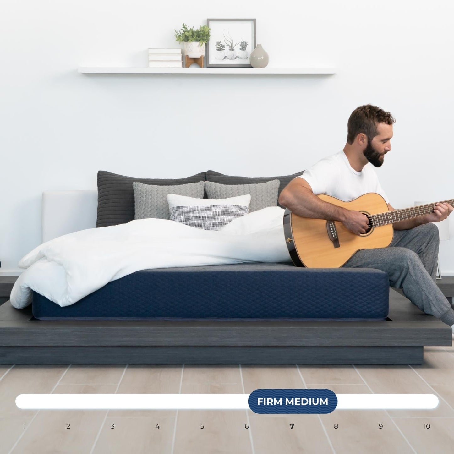 Materasso in memory foam Dreamfoam Bedding Chill 6 Gel | Letto a castello per camper 34x75