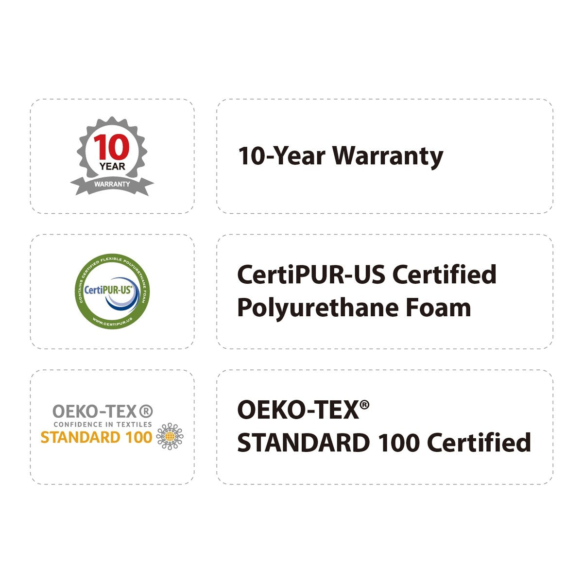 Materasso Dreamwave in memory foam con gel rinfrescante di media rigidità da 12 pollici