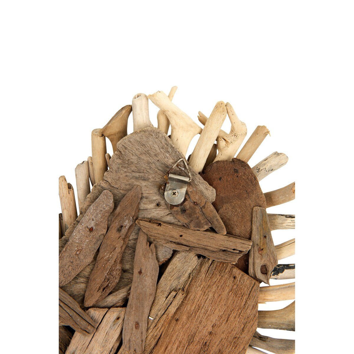 Decorazione murale a forma di cuore in legno galleggiante