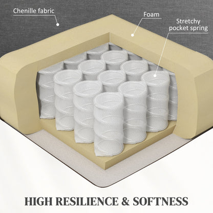 Poltrona reclinabile elettrica a doppio motore con massaggio, riscaldamento lombare, ricarica USB e poggiapiedi regolabile