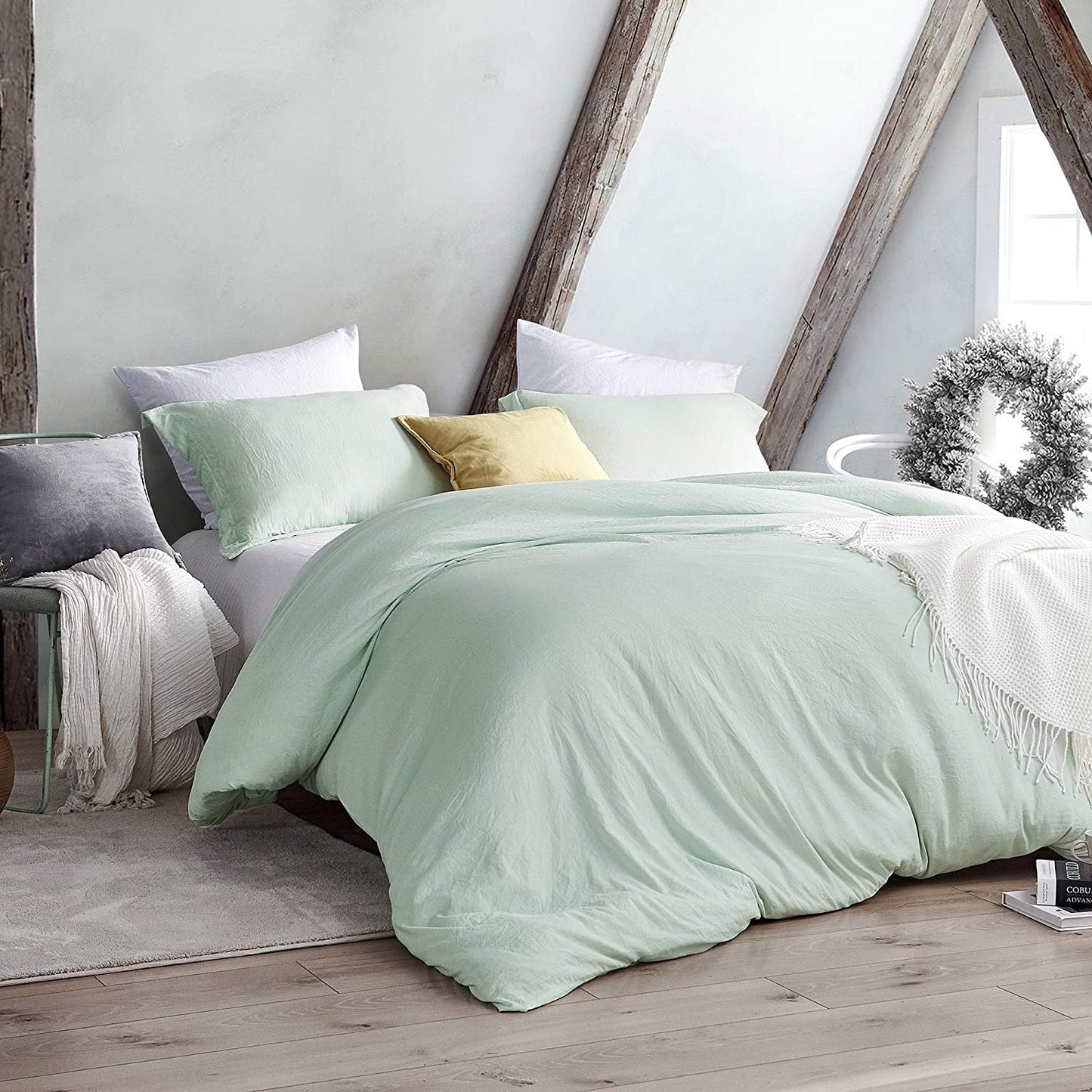 Set copripiumino matrimoniale Natural Loft Solid