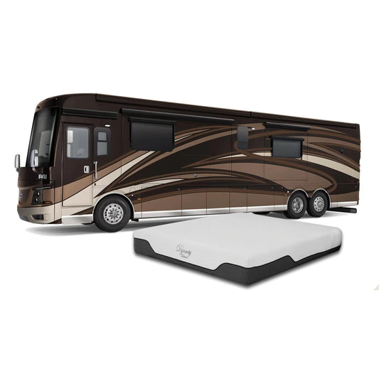 Materasso Dynasty da 10 pollici in memory foam CoolBreeze Gel per camper King