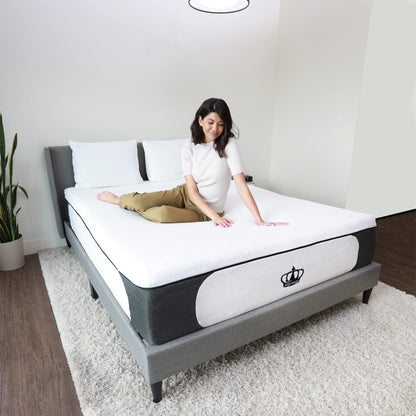 Materasso Dynasty da 14,5 pollici CoolBreeze Gel Memory Plush Queen Size in schiuma per letto