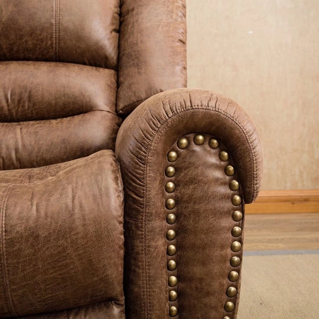 Divano reclinabile manuale standard imbottito