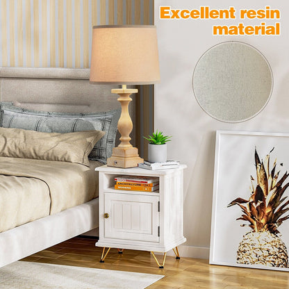 Set di 2 lampade da comodino EROMMY con doppia porta USB, 2 lampadine incluse e controllo touch a 3 vie. Ideali per soggiorni e camere da letto.