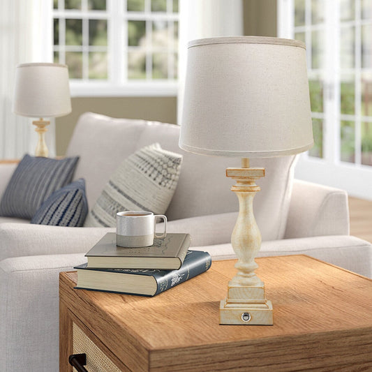 Set di 2 lampade da comodino EROMMY con doppia porta USB, 2 lampadine incluse e controllo touch a 3 vie. Ideali per soggiorni e camere da letto.