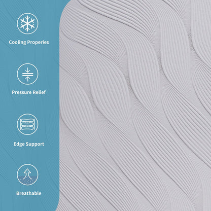 Materassi per camper ESHINE da 10 pollici, materassi ibridi per camper ad alto supporto