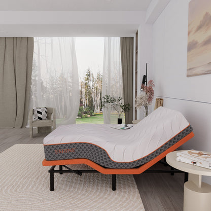 Materasso in memory foam ibrido ESHINE da 14 pollici per letto regolabile
