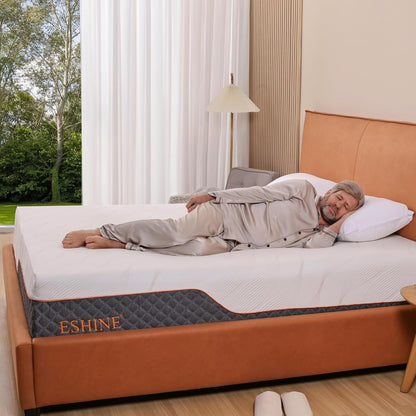 Materasso in memory foam ibrido ESHINE da 14 pollici per letto regolabile