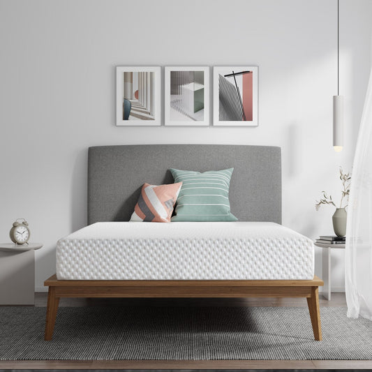 Materasso in memory foam gel da 10 pollici, comfort medio