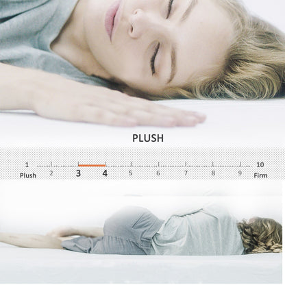 Materasso in memory foam gel da 12 pollici con morbidezza media, Queen