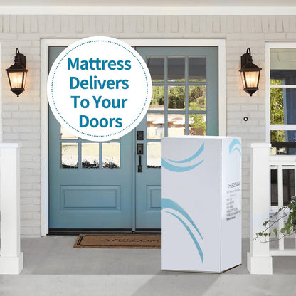 Materasso in memory foam infuso di gel e carbone da 6 pollici, comfort medio, matrimoniale