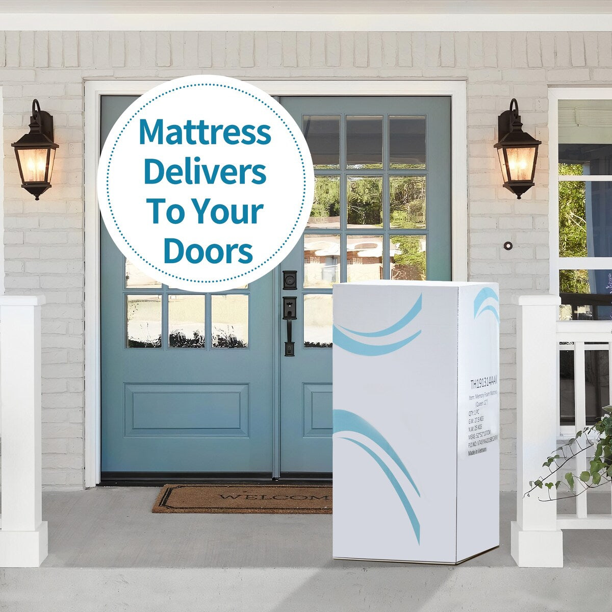 Materasso in memory foam con infusione di gel e carbone da 8 pollici, comfort medio