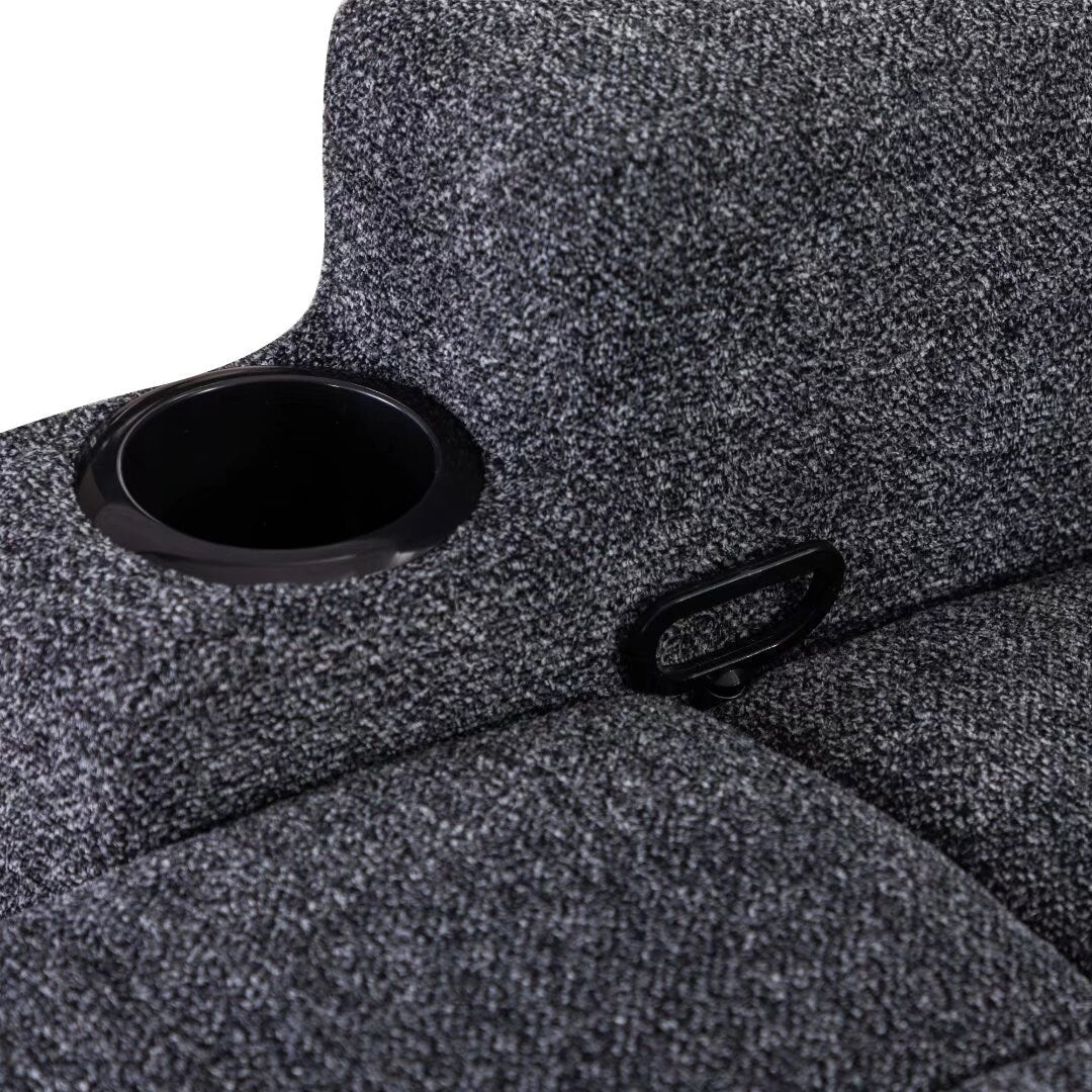 Poltrona reclinabile massaggiante e divano singolo manuale con telecomando