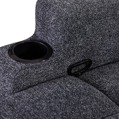 Poltrona reclinabile massaggiante e divano singolo manuale con telecomando