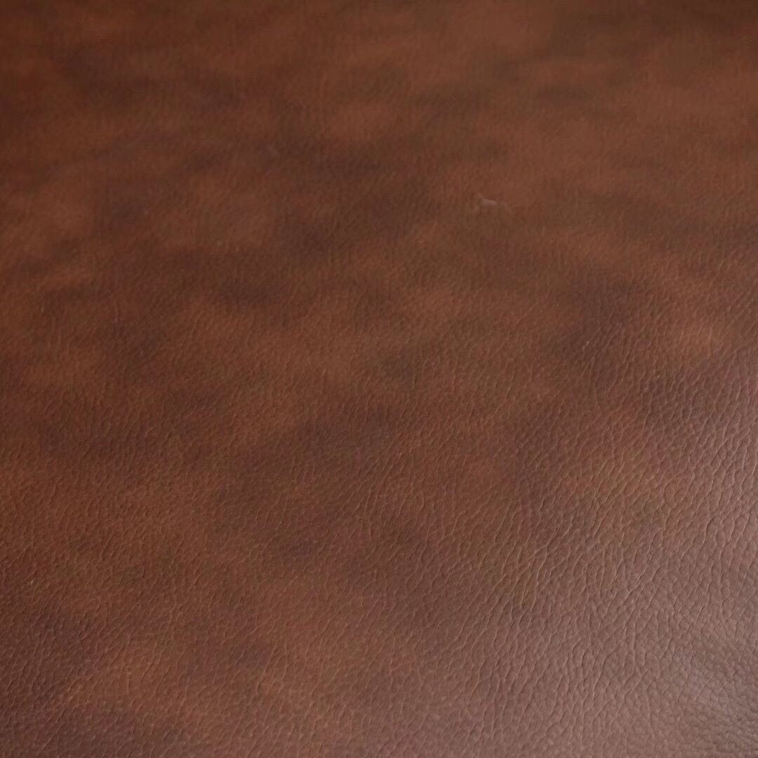 Poltrona reclinabile Ebello in vera pelle con schienale alto