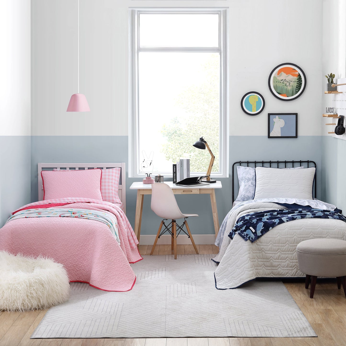 Set trapunta rosa Eddie Bauer Kids Garden