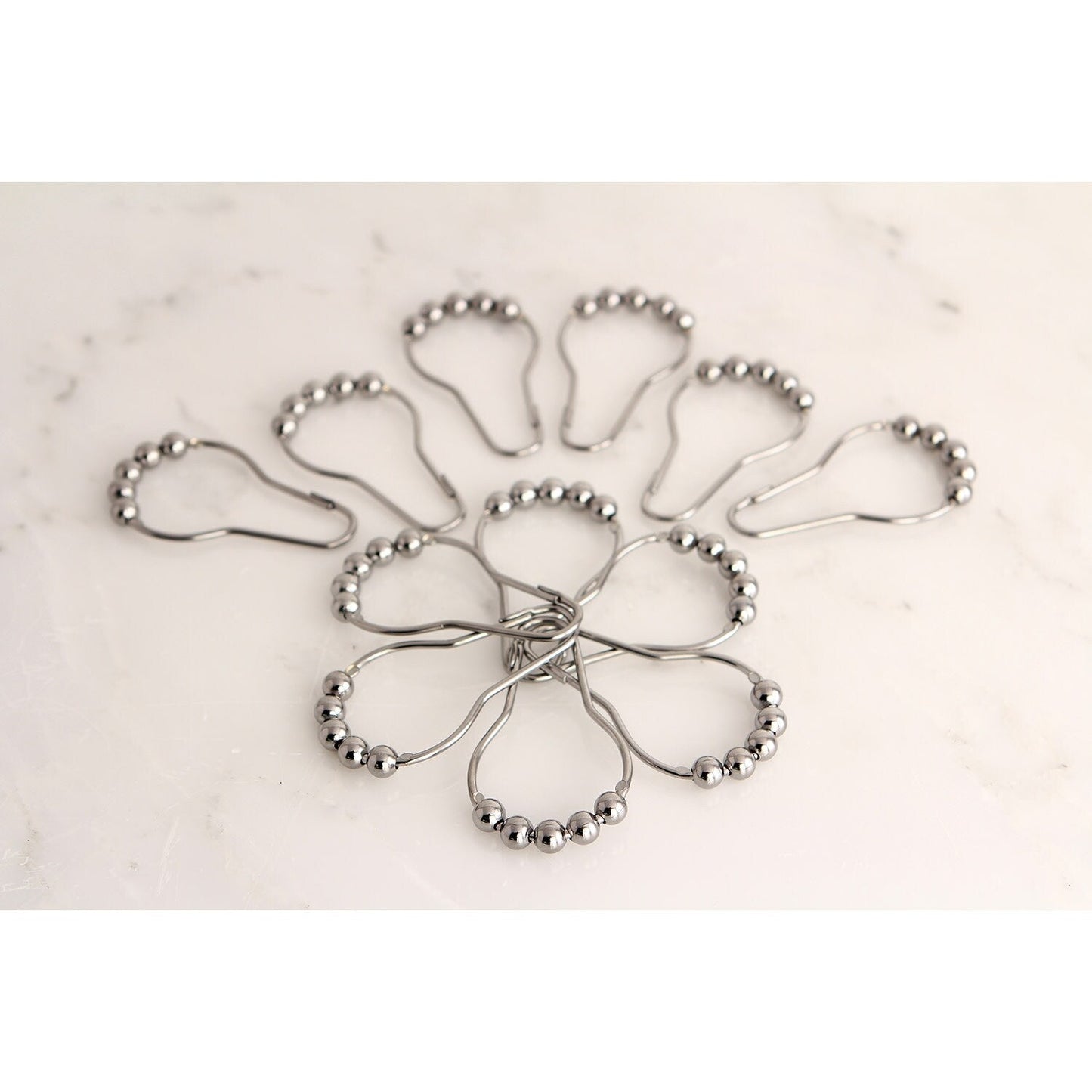 Anelli per tenda da doccia a sfera Edenscape (12 pezzi/set)