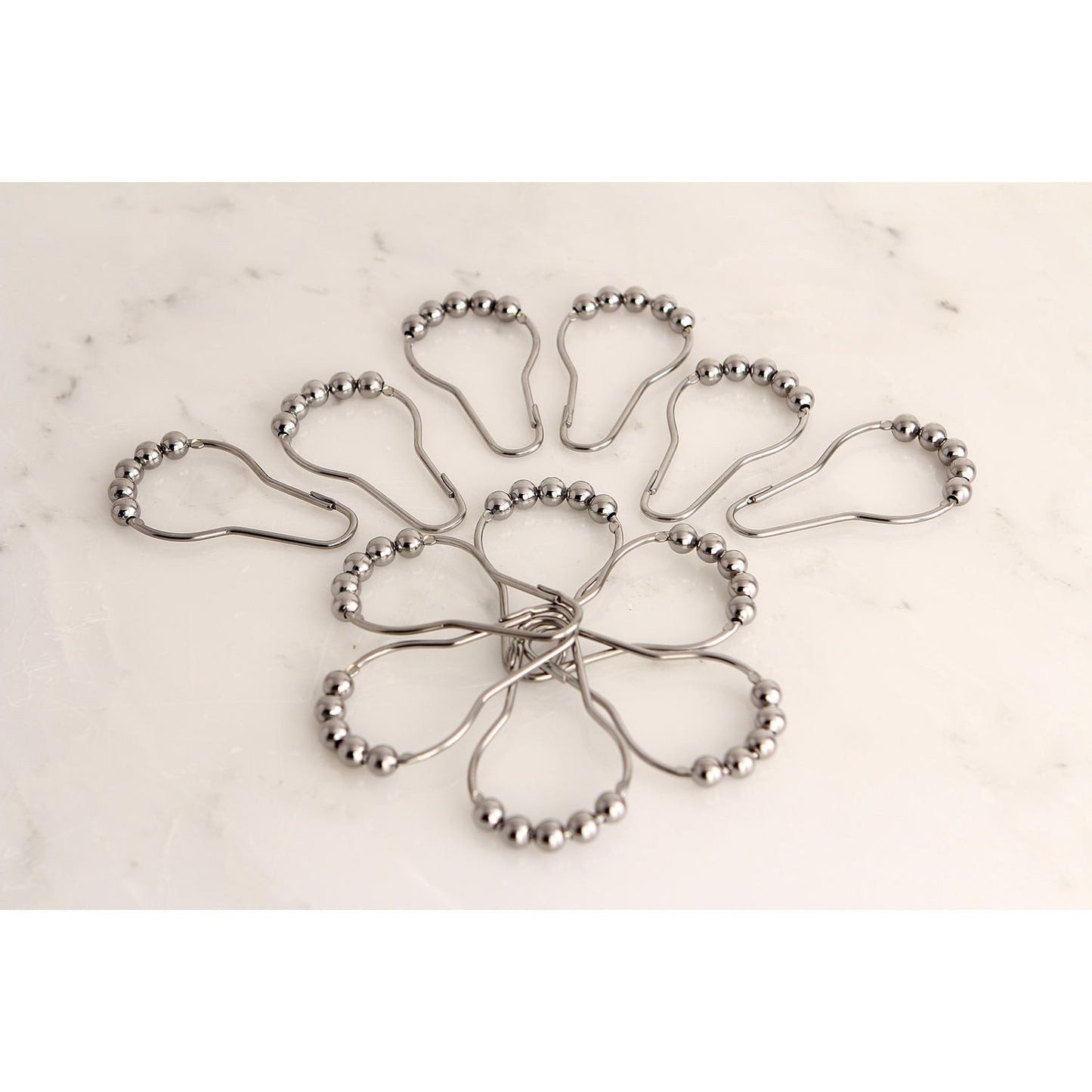 Anelli per tenda da doccia a sfera Edenscape (12 pezzi/set)