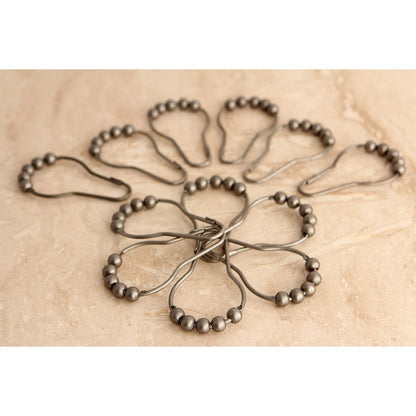 Anelli per tenda da doccia a sfera Edenscape (12 pezzi/set)