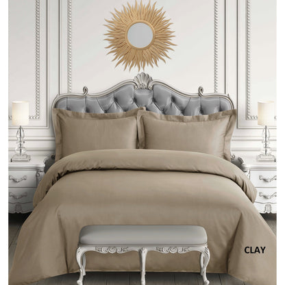 Set copripiumino oversize in raso di cotone egiziano a 600 fili