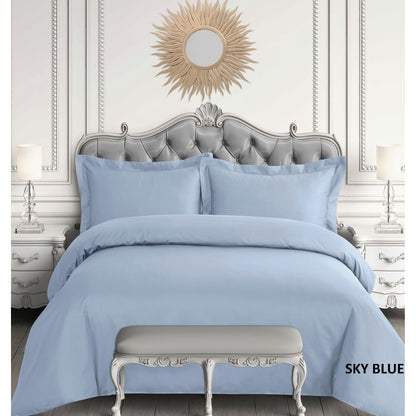 Set copripiumino oversize in raso di cotone egiziano a 600 fili