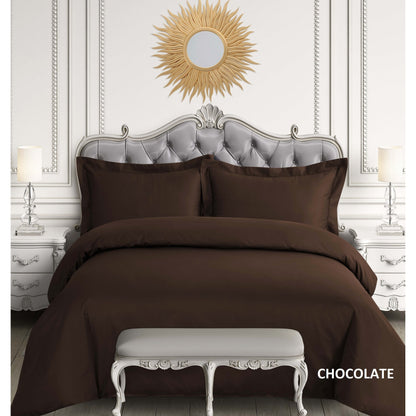 Set copripiumino oversize in raso di cotone egiziano a 600 fili