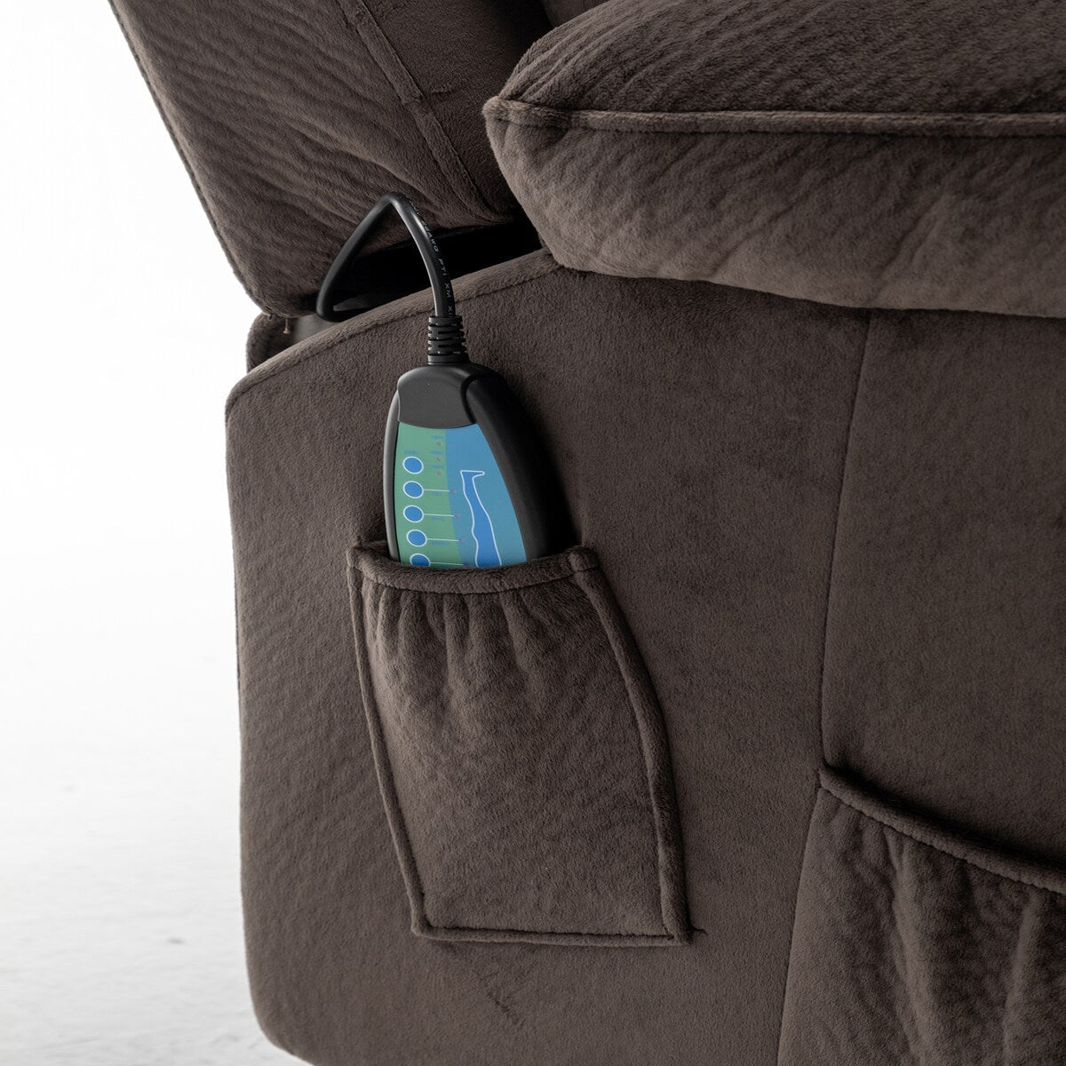 Poltrona reclinabile elettrica con massaggio e riscaldamento