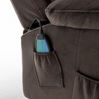 Poltrona reclinabile elettrica con massaggio e riscaldamento