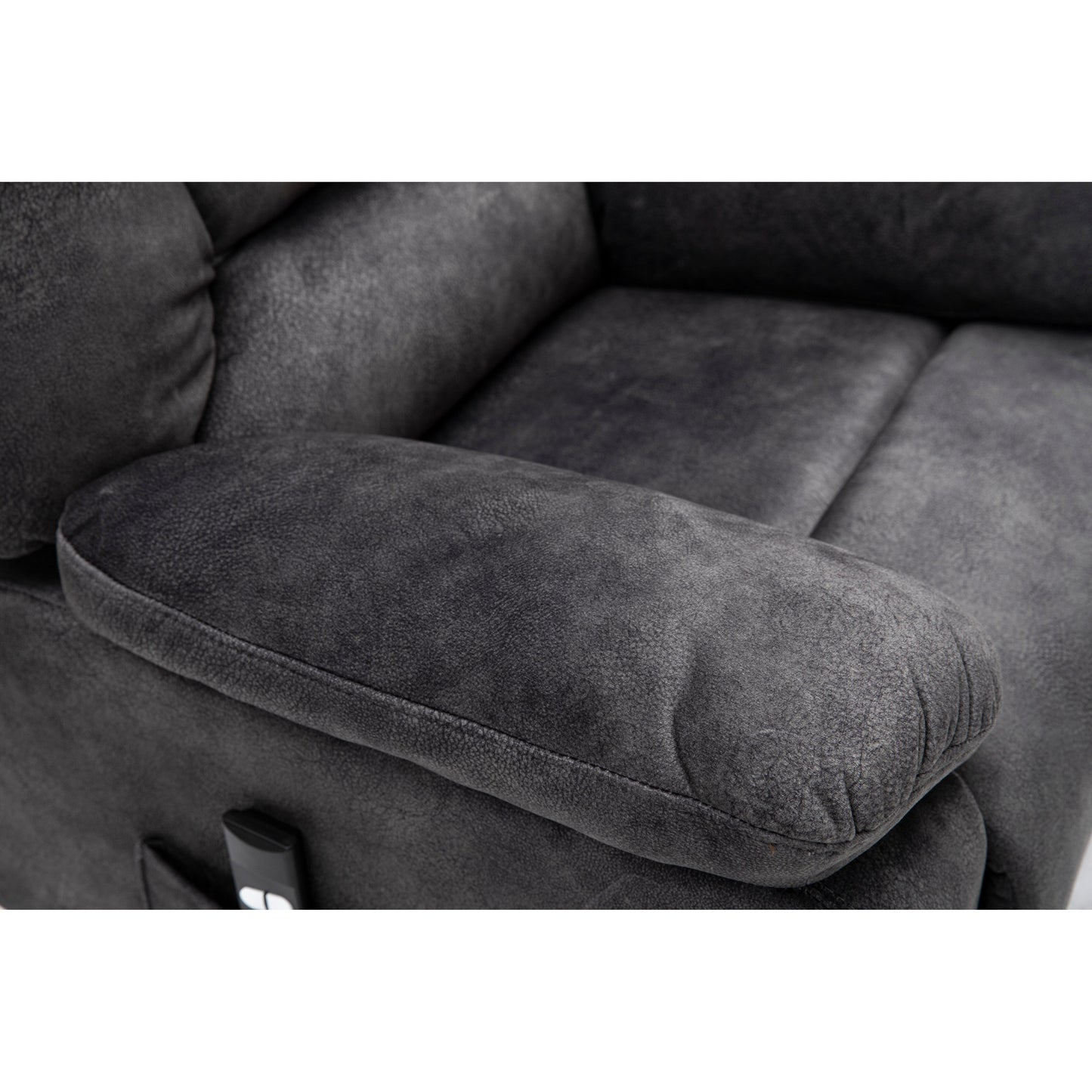 Poltrona reclinabile elettrica con controllo infinito della posizione, azionata a distanza con funzione di massaggio e riscaldamento