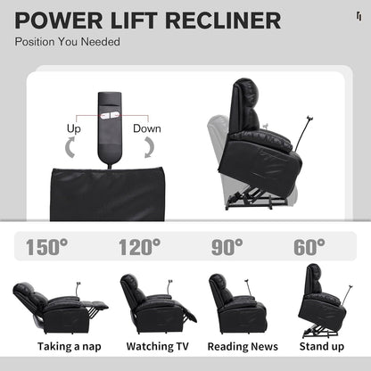 Poltrona reclinabile elettrica, poltrona reclinabile elettrica con tessuto impermeabile