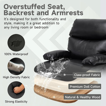 Poltrona reclinabile elettrica, poltrona reclinabile elettrica con tessuto impermeabile