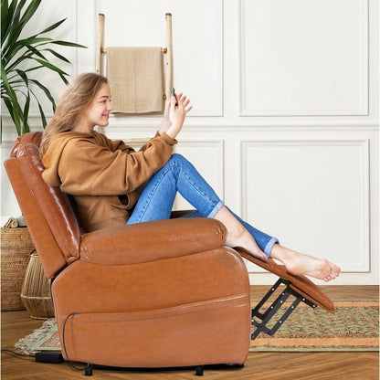 Poltrona reclinabile elettrica con sollevamento, poltrona reclinabile elettrica con telecomando, comode poltrone reclinabili elettriche per anziani