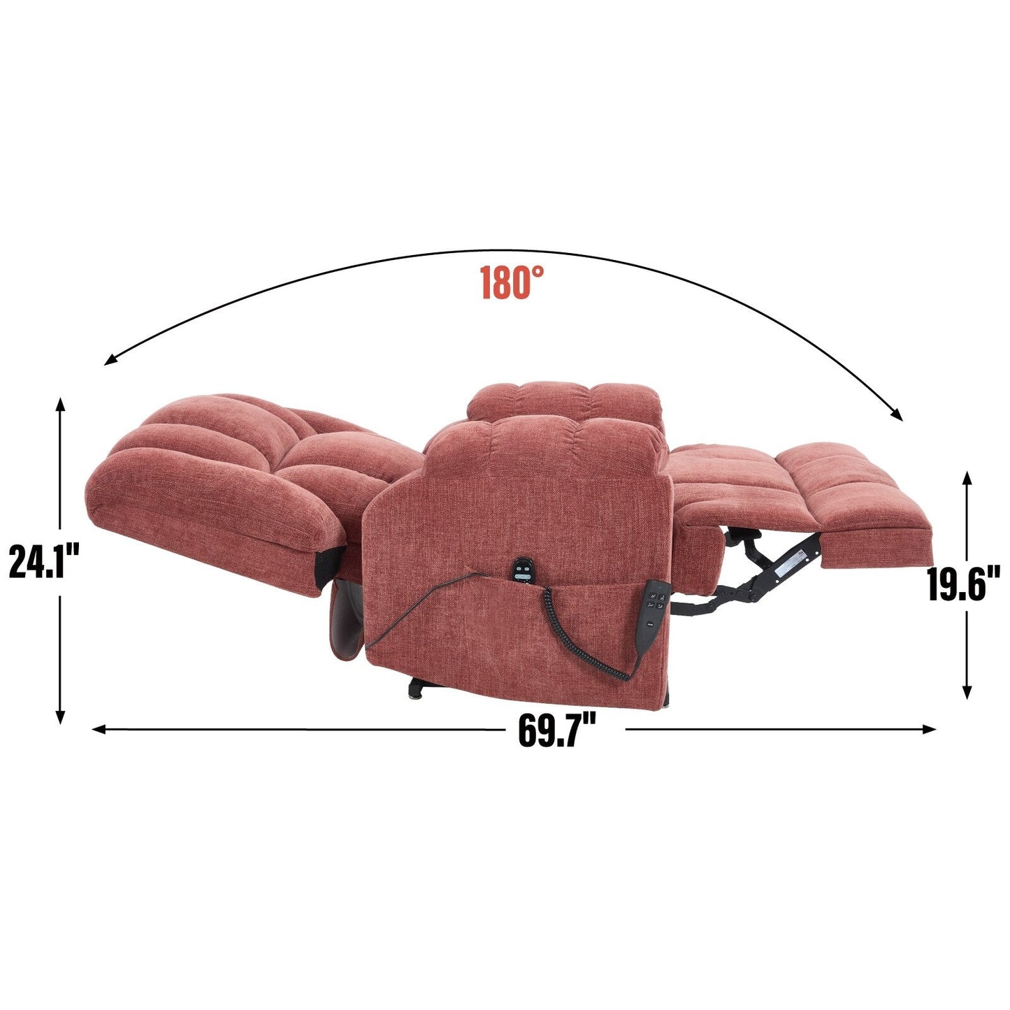 Poltrone reclinabili elettriche con telecomando