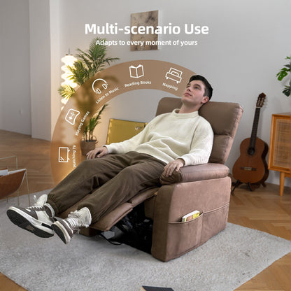 Poltrona reclinabile girevole elettrica