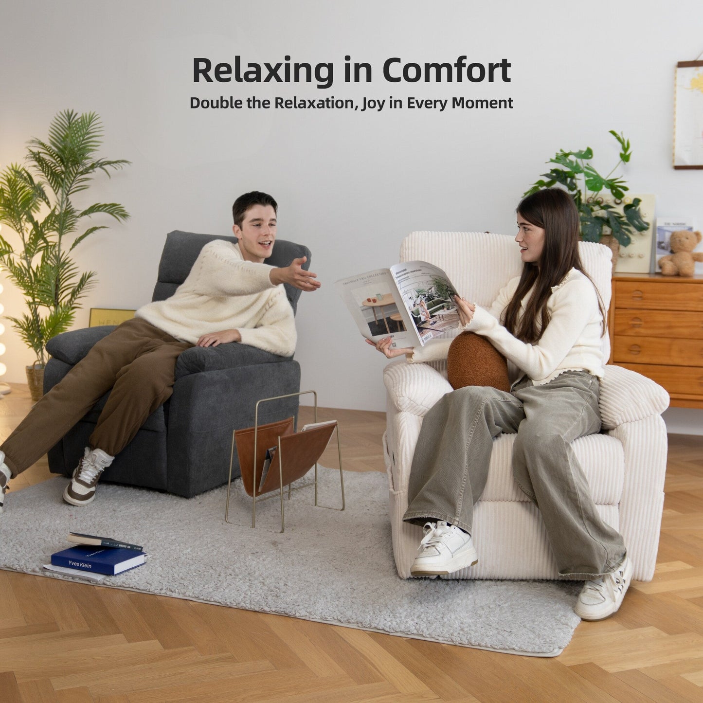 Poltrona reclinabile elettrica a gravità zero