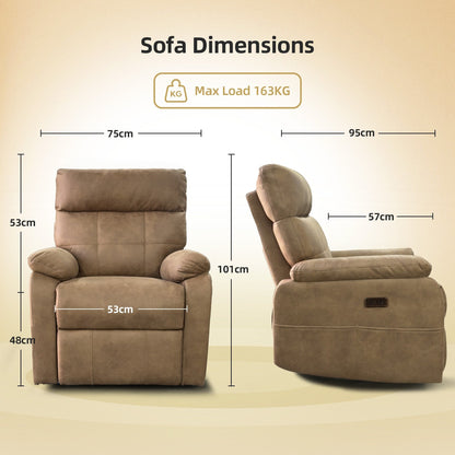 Poltrona reclinabile elettrica a gravità zero