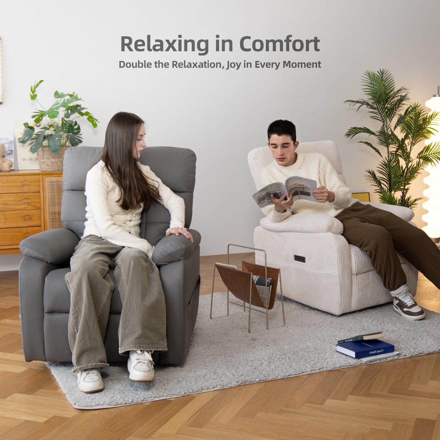 Poltrona reclinabile elettrica a gravità zero