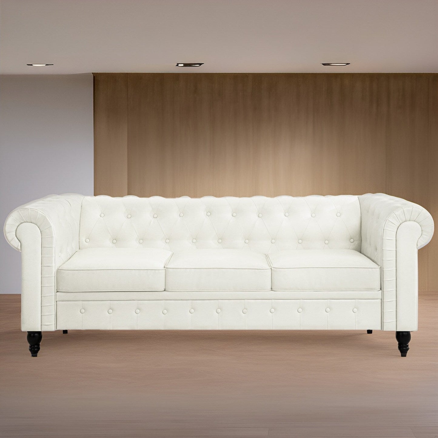 Divano Chesterfield Elegance, comfort lussuoso per soggiorni accoglienti, divano moderno di metà secolo, Elegance, divano a 3 posti