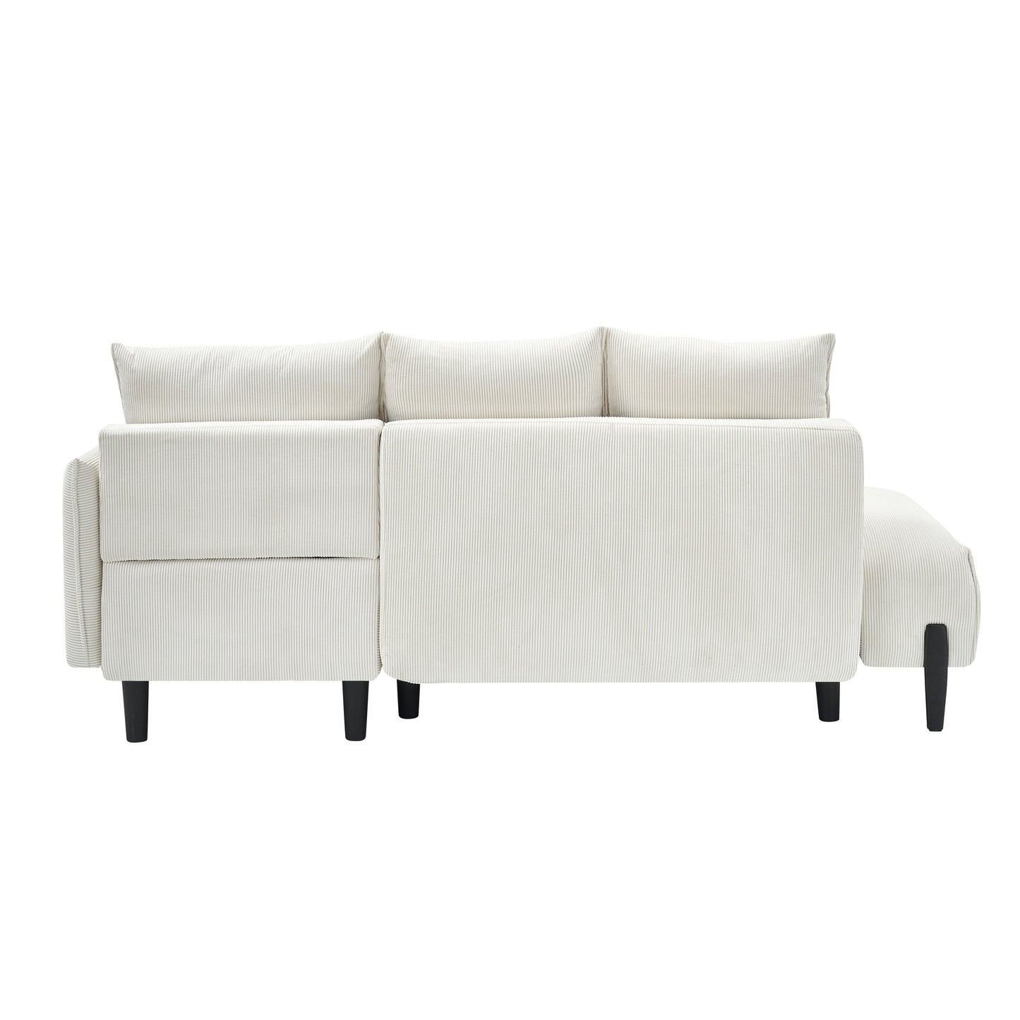 Elegante divano in velluto da 79,50 pollici - Ampio divano a due posti con finiture in metallo e 3 cuscini per spazi moderni