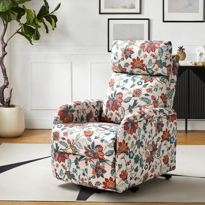 Poltrona reclinabile Elisa Power Remote Lift Assist con base in metallo