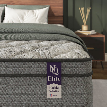 Materasso ibrido in memory foam con gel rinfrescante Elite Series Machka da 12 pollici Queen Size, certificato CertiPUR-US