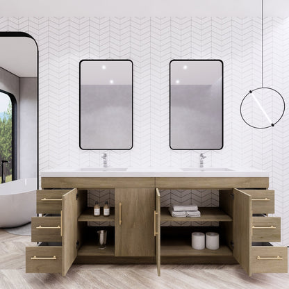 Mobile lavabo indipendente Eliza da 72'' con doppio lavabo